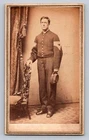 1860's Identified Civil War Soldier CDV Photograph - Ohio 195th Infantry