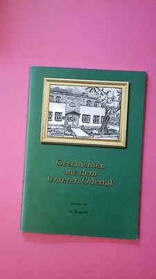 172792 Raupach GESCHICHTEN AUS DEM UNTEREN ODERTAL,