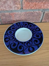 Vintage Jersey Pottery Candle Holder signed to base, for pillar Candle.
