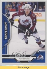 2018-19 Upper Deck Compendium Blue Anton Lindholm #106 READ 0o0