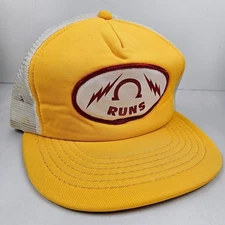 Vintage Horseshoe Power Electric Patch YoungAn Trucker Hat Snapback Cap