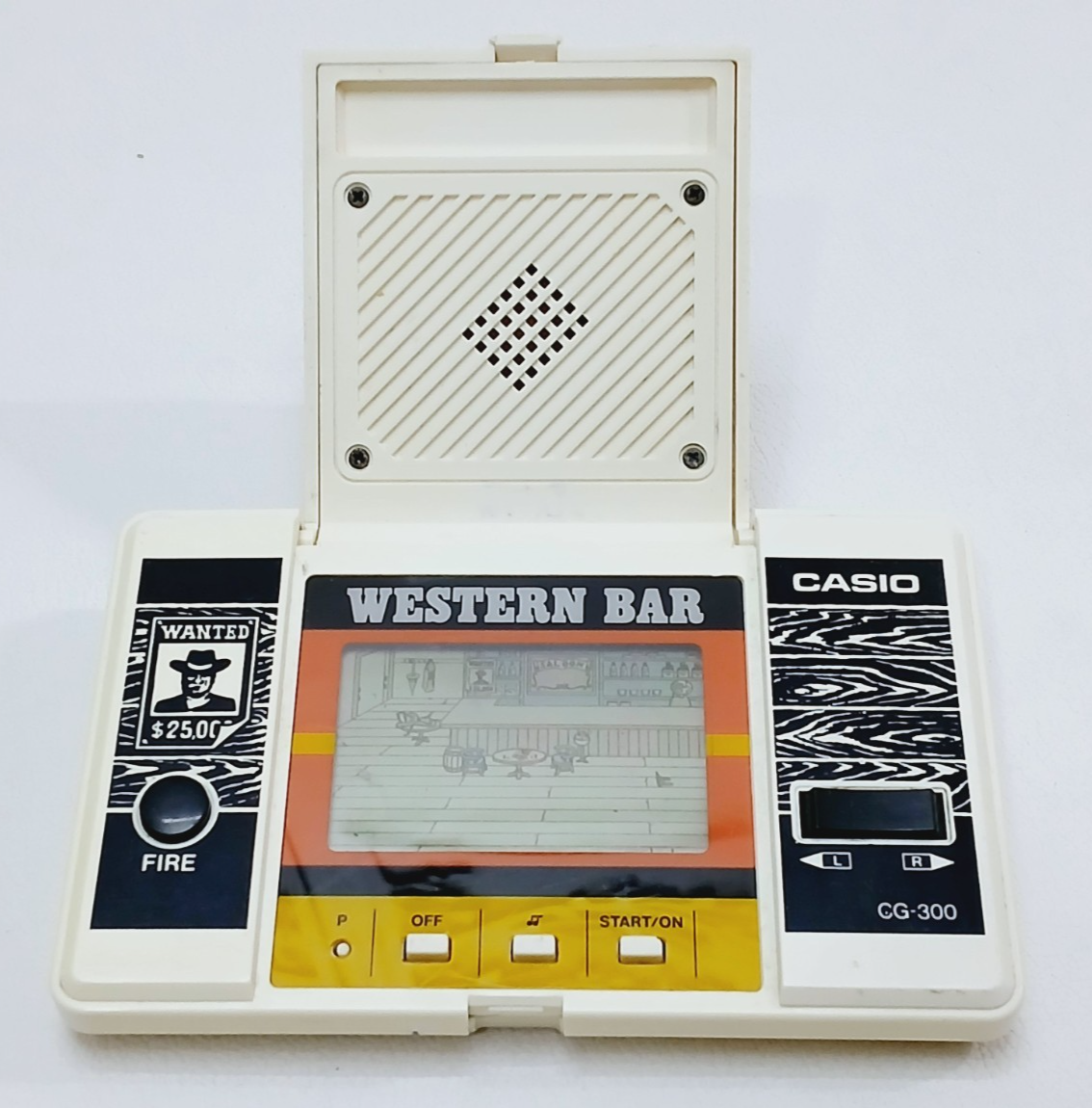 Vintage Casio Western Bar CG-300 Retro handheld game - For Parts