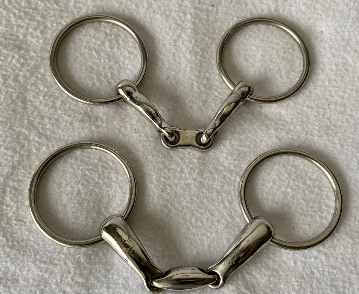 Mors à Canon Inox French Link Snaffle 5 1/2" – Eggbutt – Équitation (occasion)