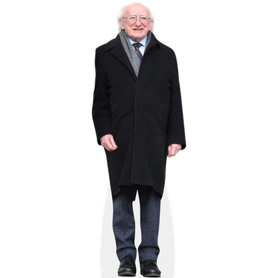 Michael D. Higgins (Coat) Pappaufsteller mini