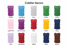 2 Pack Cobbler Apron Smock Uniform Vest Adjustable 3 Pocket Poplin