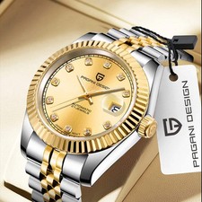 PAGANI DESIGN Top Brand New Automatic Mechanical Watch 316L Stainless Steel 100M