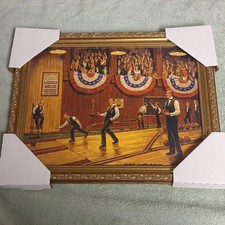 Bowling Alley Painting By Mort Luby