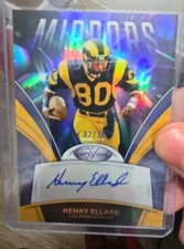 2025 Panini Football Henry Ellard Mirrors Silver /10 St Louis Rams SN10
