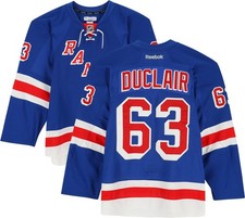 Anthony Duclair New York Rangers Game-Used Jersey from 1st Career NHL Goal