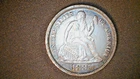 1885  US Seated Liberty Dime, Circulated .900 Silver (US-9252)