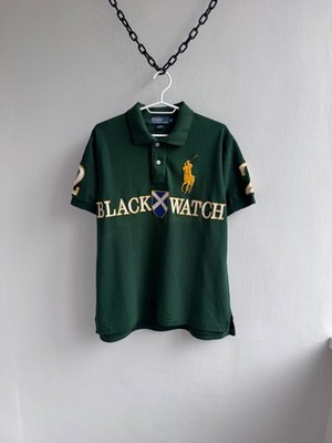 Polo Ralph Lauren PRL Black Watch 2 Green T Shirt Tee Vintage y2k Cheef Keef M