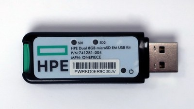 HPE Hewlett Packard Enterprise 870891-001 8GB Dual Micro SD EM USB 741281-004