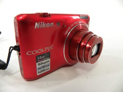Nikon Coolpix S6400 16.0mp Digital Camera (RED) AS IS No Returns