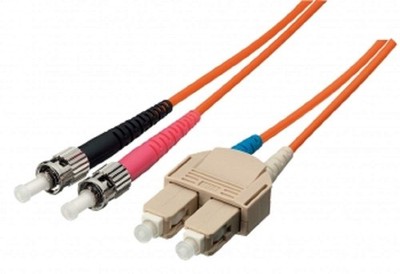 Equip LWL Patchkabel ST- SC 2.00m Singlemode Duplex OS2 yel 2,00 Meter