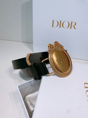 Dior Médaillon BeltBlack Smooth Calfskin, 25 MM    Size - 90.  105 Cm