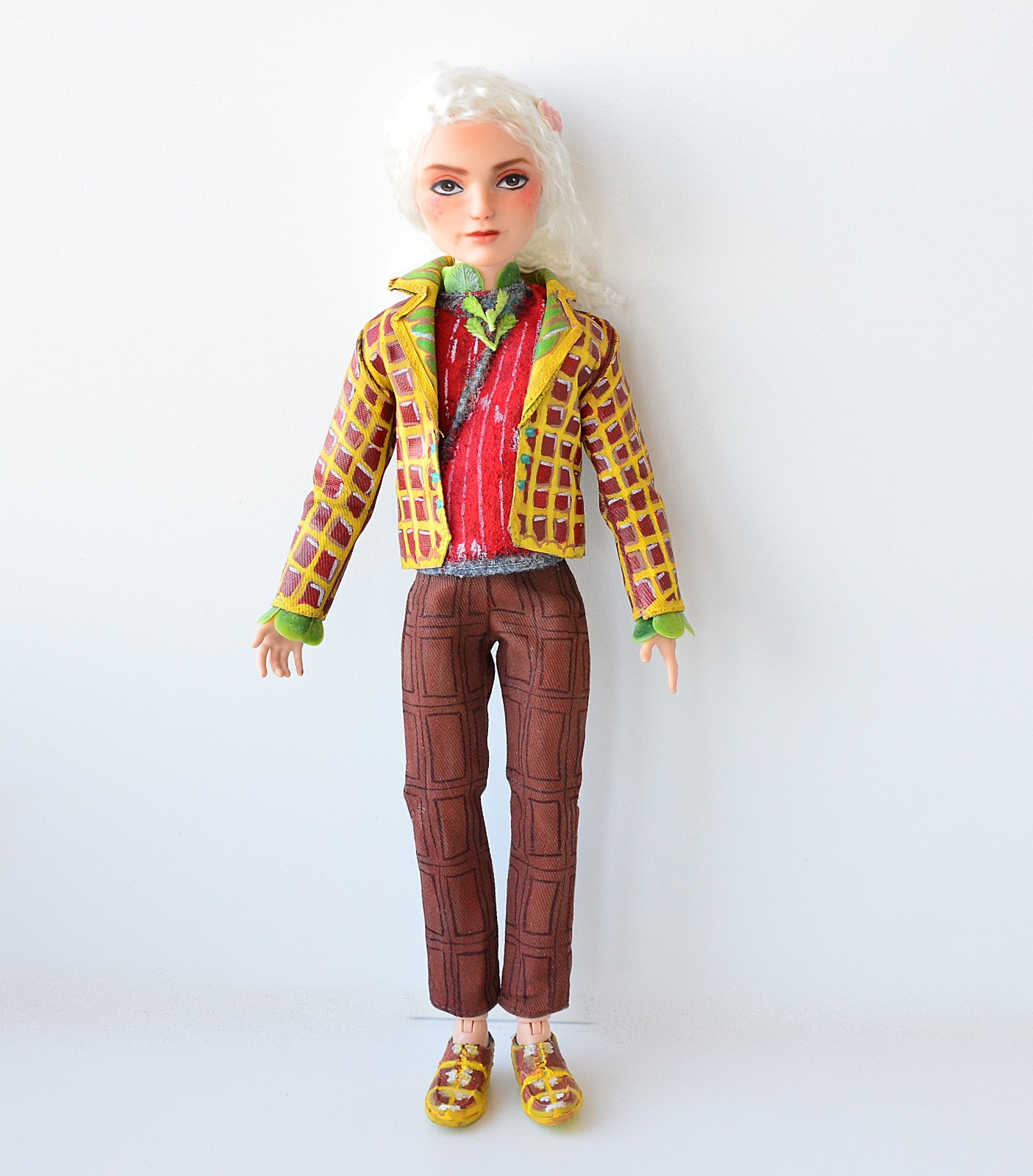 Art doll, male Doll, Ever after High ooak, insp. Date everyt