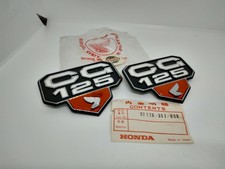 Pair Honda SL125 SL 125 K2 Emblem Decal Side Frame Cover Stickers 87128-331-781