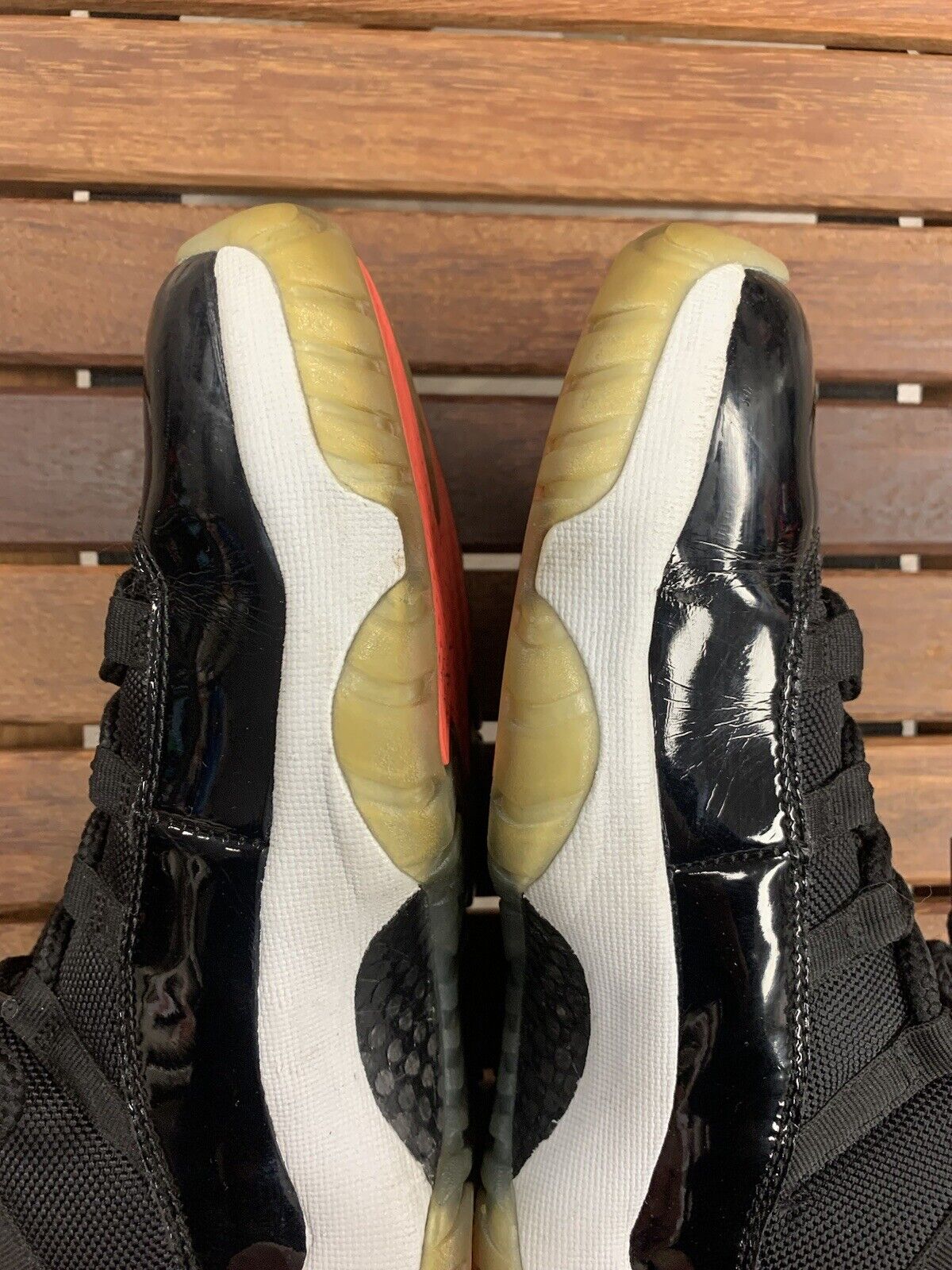 Nike Air Jordan 11 Retro Low Infrared 23 Black Me… - image 5