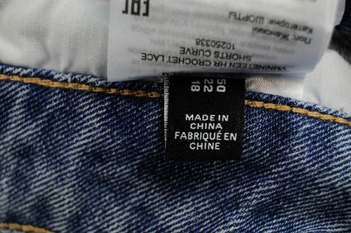 Vero Moda Mujer Cortos UK22 Denim Azul Algodón Puro Encaje 5-Pocket Informal - Imagen 6 de 7