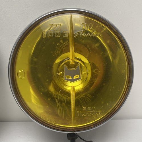 S.E.V. Marchal 722 Iode 702 Starlux yellow fog lights headlights - Picture 4 of 7