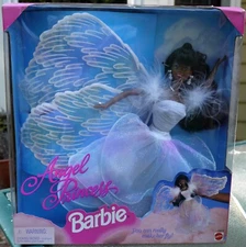 Mattel Barbie 1996 African American Angel Princess Wings Move #15911 NEW RARE