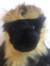 Animal Alley Baboon Plush Stuffed Animal Toy 17" Original Tag Brown Yellow Orang