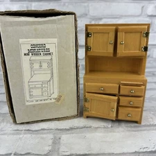 Concord Museum Miniature Wooden Kitchen Cabinet In Box