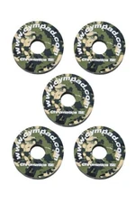 Cympad 5 piece Chromatics CAMO - CAMOUFLAGE Foam Cymbal Washers - FREE SHIPPING