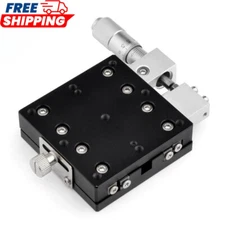 X-Axis Trimming Platform Manual Cross Rail Linear Stage Slider Bearing 30-125mm