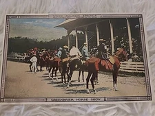 Greenbrier Resort Hotel State Fair Horse Show George Adams 1910 Menu Card