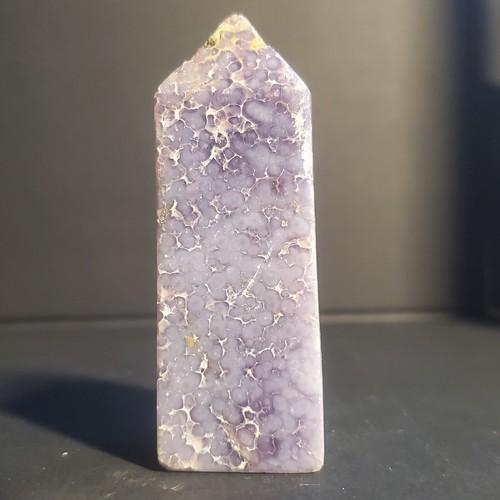 Carved Natural Crystals -Grape Agate- Pick Your Favorite Towers, Spheres, Hearts - Picture 14 of 107