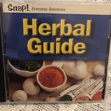 Herbal Guide CD-ROM PC Snap Medicines Natural Healing Cure Ailments