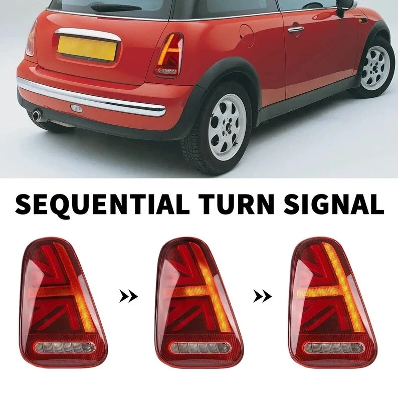 Mini rear lights union outlet jack r50