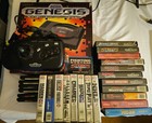 Sega Genesis Model 1601 Fighting System Bundle with Tons of Extras, Games Tested