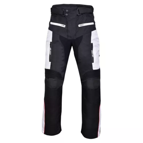 Men Motorbike Trousers Pants Waterproof Cardura Textile Motorcycle CE Armoured