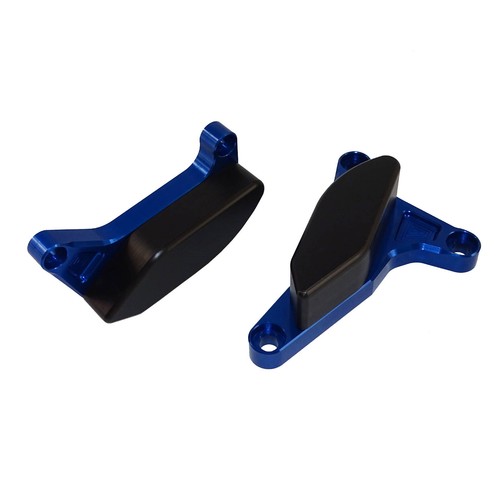 Blue Engine Cover Guard Crash Sliders Protector For YAMAHA Fazer FZ-1 FZ-8 2010- - Picture 8 of 8
