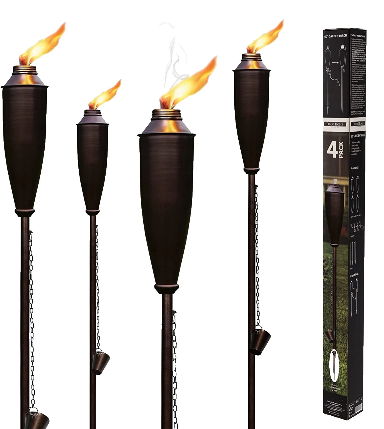 Aluminum Modern Garden & Patio Torches