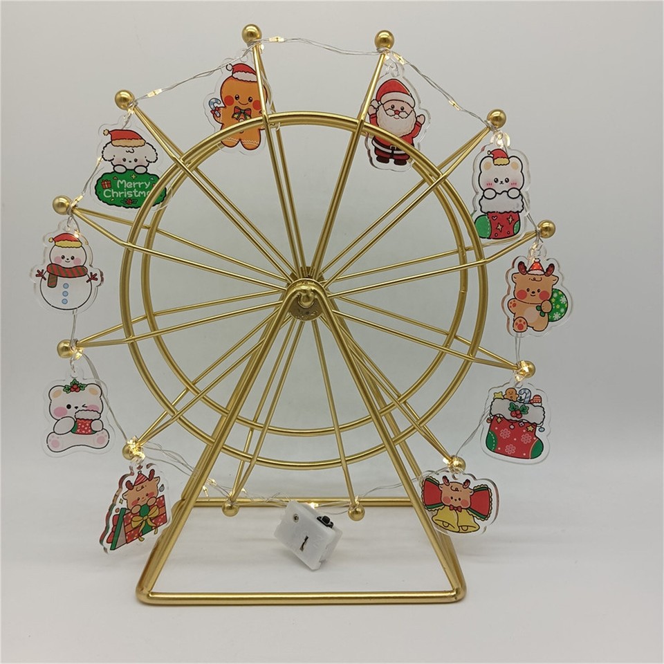 Christmas Ferris Wheel Cartoon Night Light Bedroom Decoration Christmas