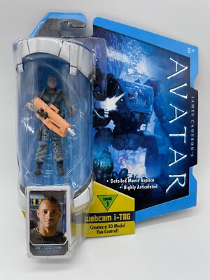 James Cameron's Avatar Private Sean Fike 3.75'' Action Figure, Sealed 2009 Mattel