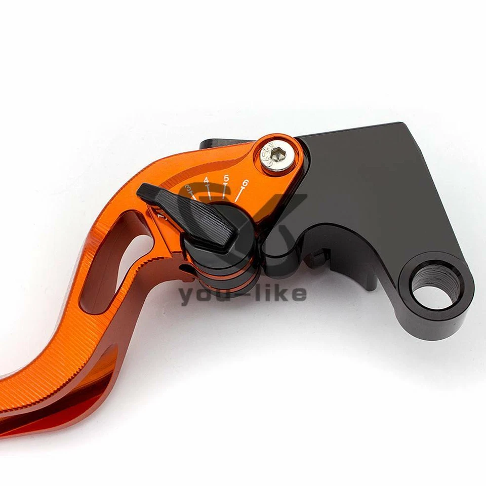 适用于雅马哈 YZF R125 2014 - 2020 年 2019 短 3D Camber Rhombus 制动离合器杆 — 第 3/4 张图片