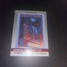 1990  Pro Set #17 Super Bowl XVII Washington Redskins / Miami Dolphins