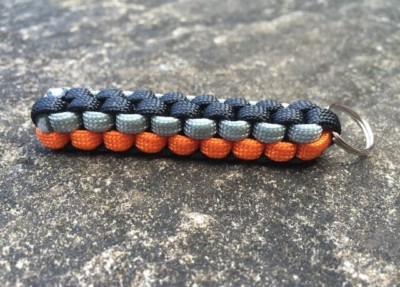 Biker Buddy Honda Colours Handmade Paracord Keyring Keychain