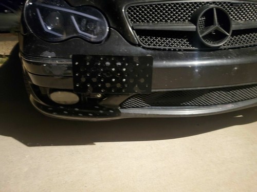 Bumper Tow Hook License Plate Mount Bracket for Mercedes C-Class W205 2015-2021 - Picture 17 of 22