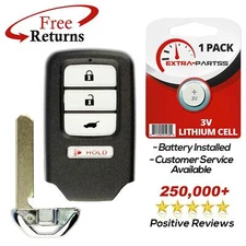 For 2015 2016 2017 2018 Honda Fit HR-V Keyless Smart Prox Remote Car Key Fob
