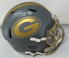 Packers JORDY NELSON Signed Full Size SLATE Speed Replica Helmet AUTO - JSA