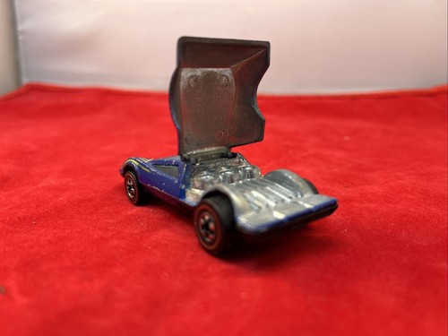 Hot Wheels Redline Buzz-Off Blue Hong Kong 1969 vintage - Foto 3 di 4