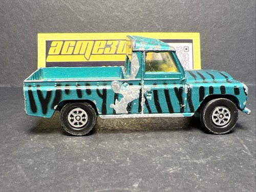 1975 Corgi Toys 438 QUAKER QUAKE-UP Promo LAND ROVER 109” Whizzwheels - Green C - Picture 6 of 10