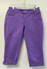 Chico's Size 0 Small Capri Pants So Slimming Orchid