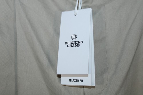 NWT Reigning Champ Men's Size 33 Sand Color Relaxed Fit Pleated Pants - Picture 3 of 13