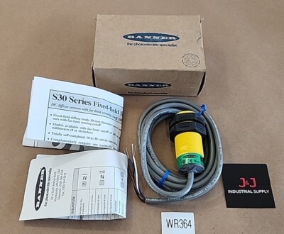 *BRAND NEW* Banner S30SP6FF200 DC Diffuse Sensor S30 Series 10-30Vdc + Warranty!